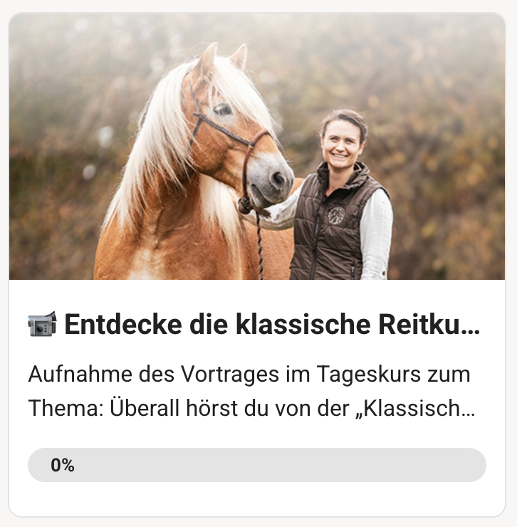 Skool-Webinar: Entdecke die Reitkunst in Südbaden